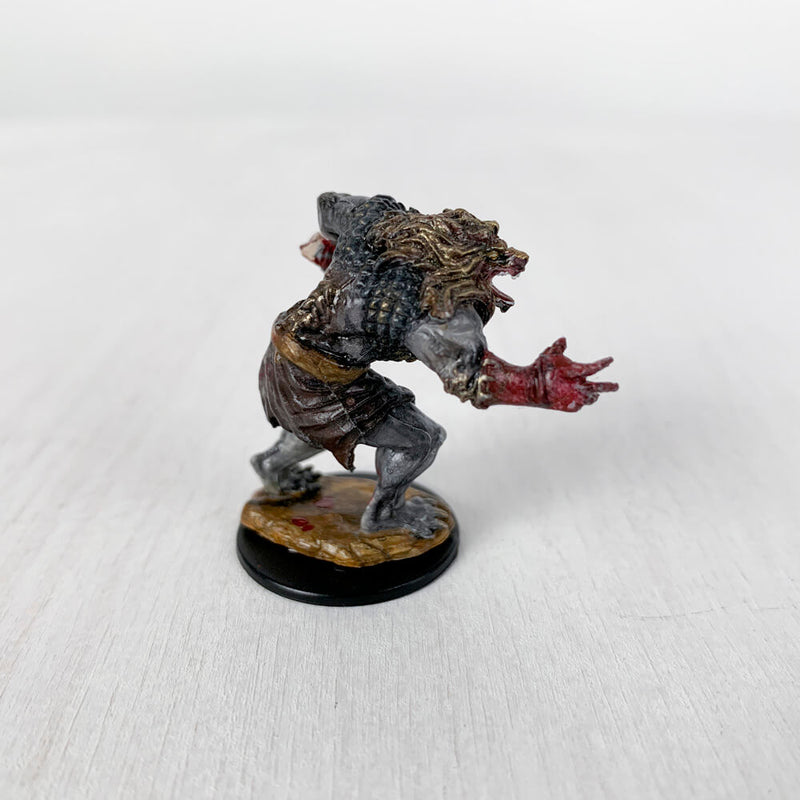 Pro Painted Miniature by Lauren Bilanko | Werewolf Manĝulo