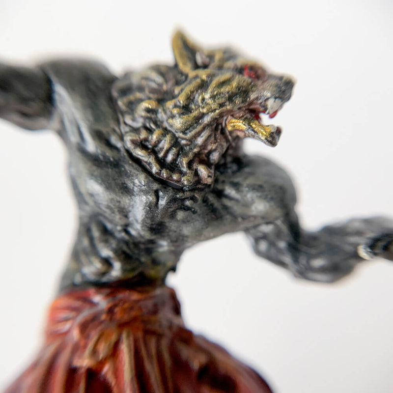 Pro Painted Miniature by Lauren Bilanko | Werewolf Ora
