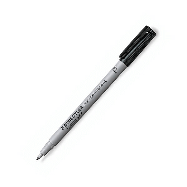 Wet Erase Marker Staedtler Lumocolor : Medium Black