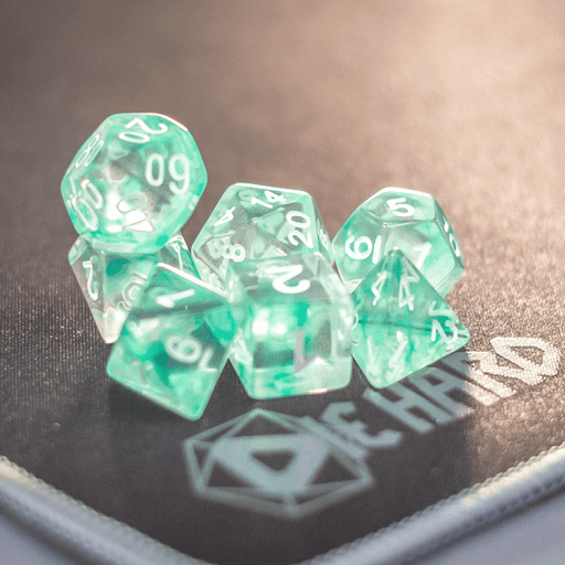 Dice 7-set Wisp (16mm) Green