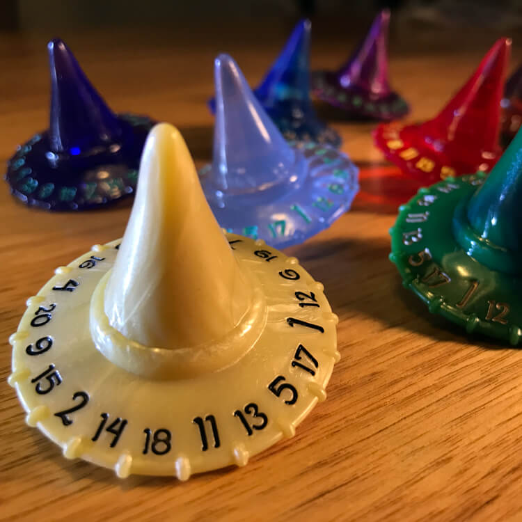 Polyhedral Dice d20 Wizard Hat