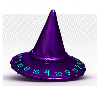 Polyhedral Dice d20 : Wizard Hat