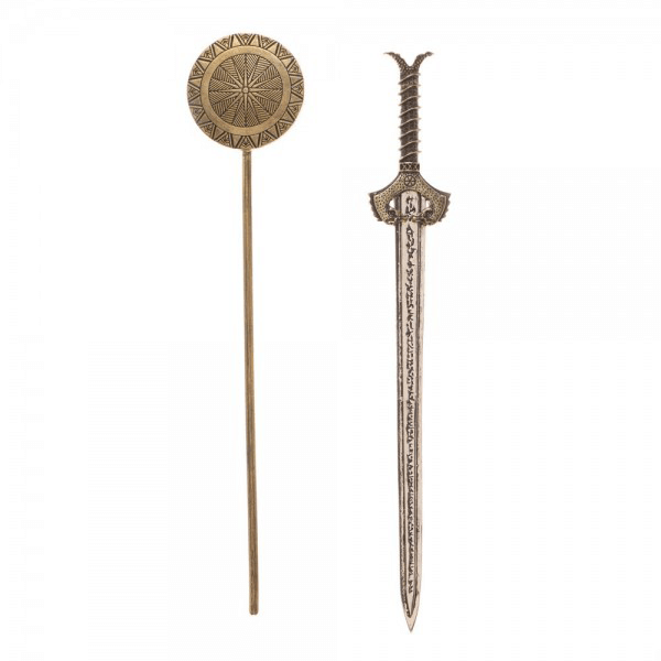 Wonder Woman Hair Sticks : Sword & Shield