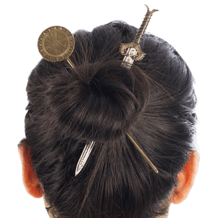 Wonder Woman Hair Sticks : Sword & Shield