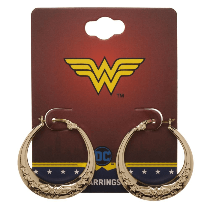 Wonder Woman Hoop Earring
