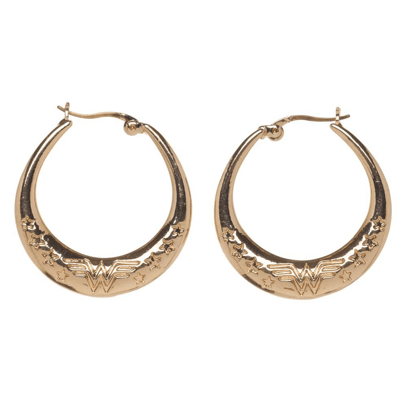 Wonder Woman Hoop Earring