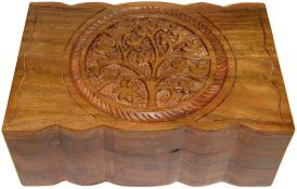 Wood Box (4x6in) Tree of Life