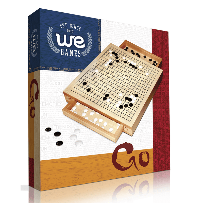 GO Game Set WE (12in) Wood w/ Drawers