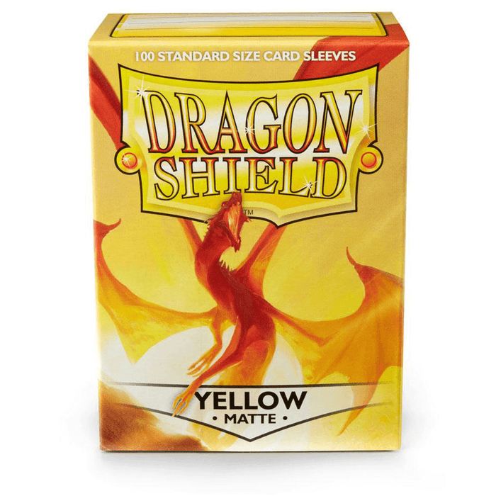 Sleeves Dragon Shield (100ct) Matte : Yellow