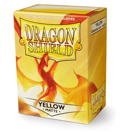 Sleeves Dragon Shield (100ct) Matte : Yellow