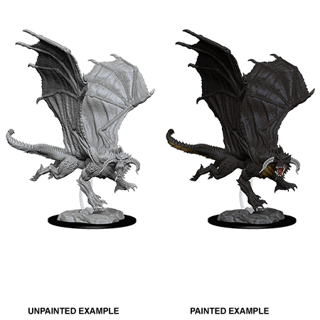 Mini - D&D Nolzur's Marvelous : Young Black Dragon