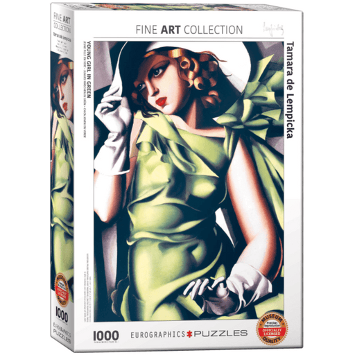 Puzzle (1000pc) Fine Art : Young Girl in Green