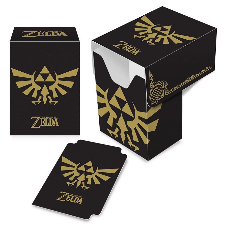 Deck Box - UP Zelda Triforce : Black & Gold