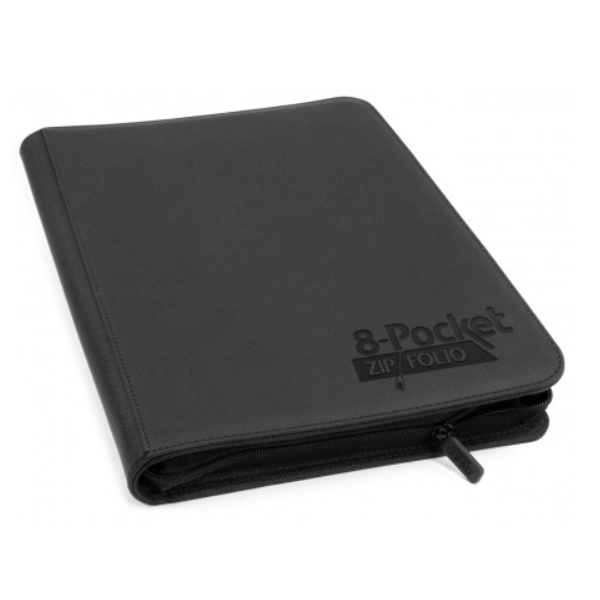 Binder UG (8 Pocket) Zipfolio: Black