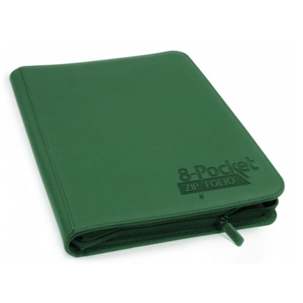 Binder UG (8 Pocket) Zipfolio: Green