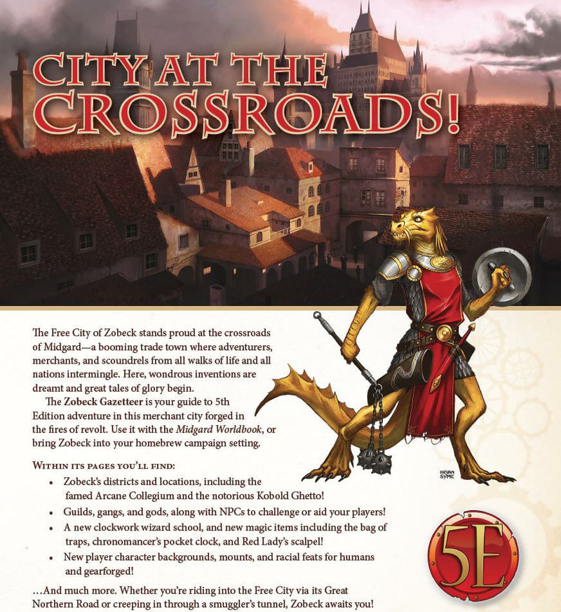 D&D (5e) Zobeck Gazetteer