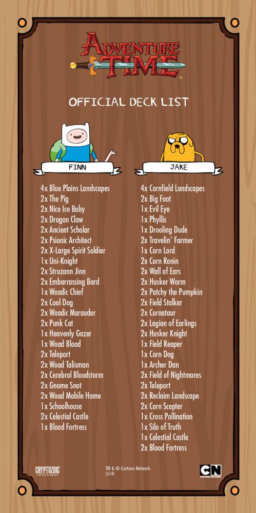 Adventure Time Card Wars Finn vs. Jake