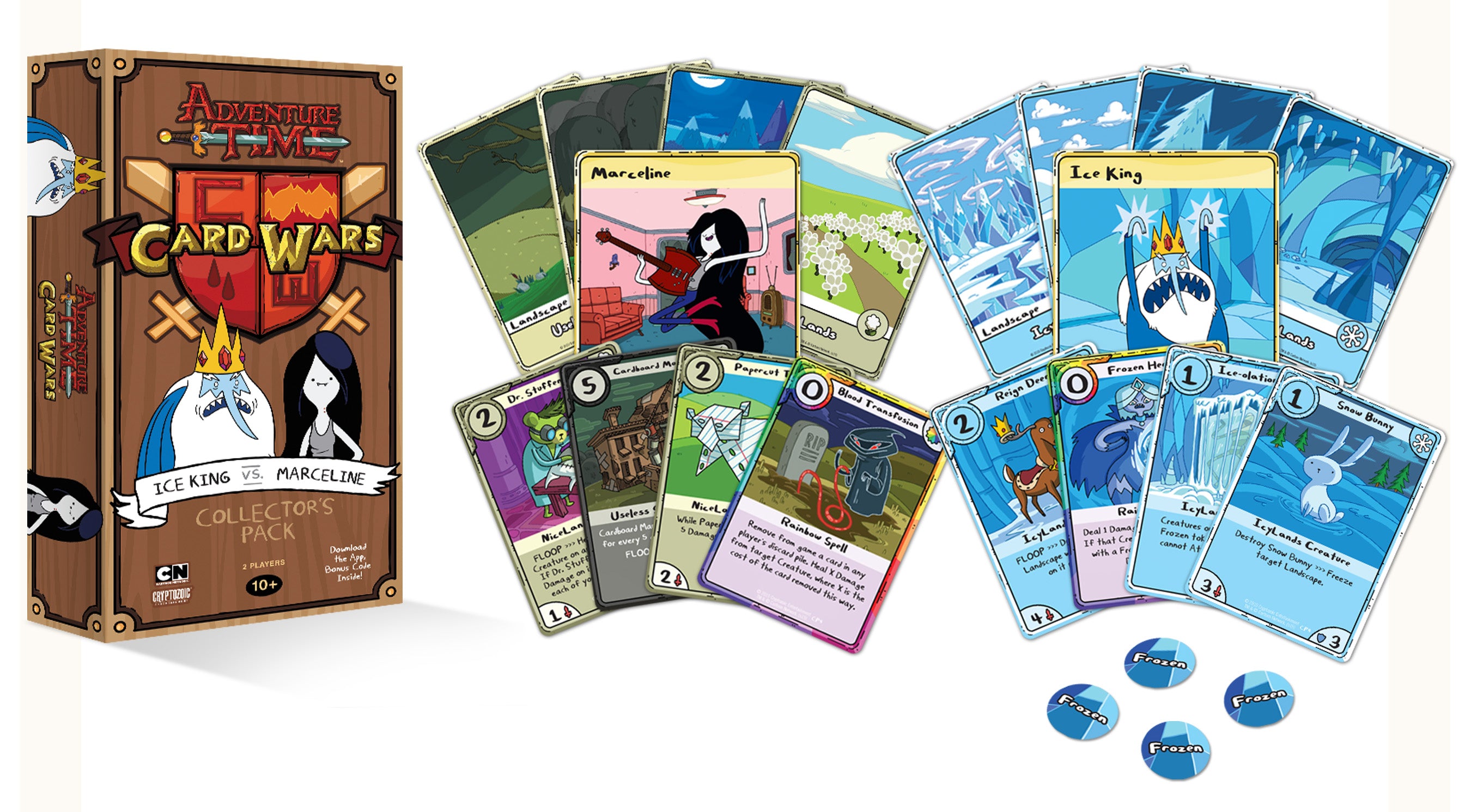 ★お値下げ★ Adventure Kings Adventure Time Card Wars Ice King vs. Marceline — Twenty Sided™