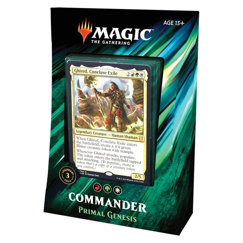 MTG Commander 2019 : Primal Genesis (RGW)