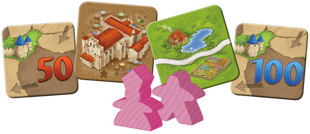 Carcassonne (2nd ed) Expansion 1 Inns & Cathedrals