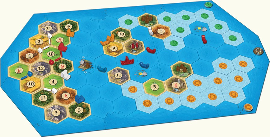 Catan (5th ed) Expansion : Explorers and Pirates