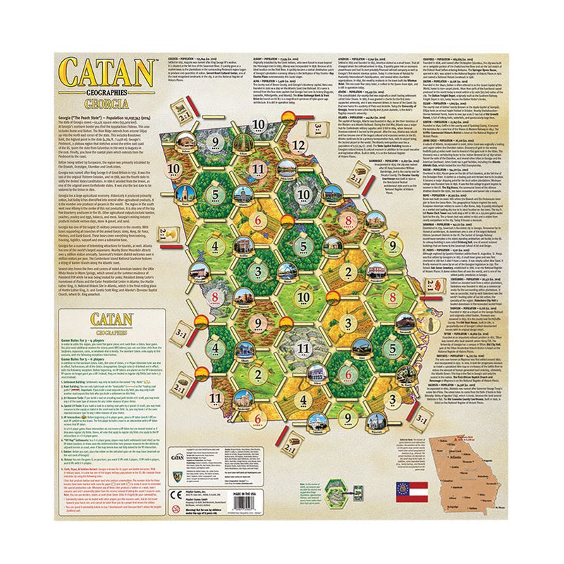 Catan Scenarios Geographies : Georgia