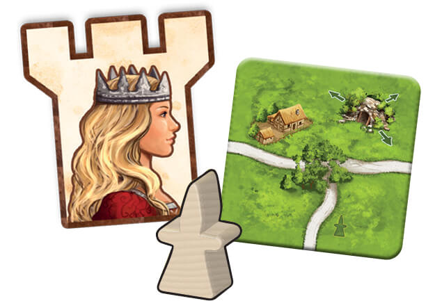 Carcassonne (2nd ed) Expansion 3 The Princess and the Dragon