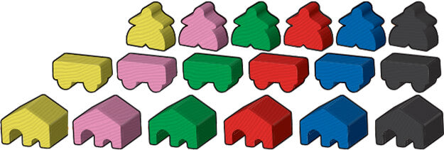 Carcassonne (2nd ed) Expansion 5 Abbey & Mayor