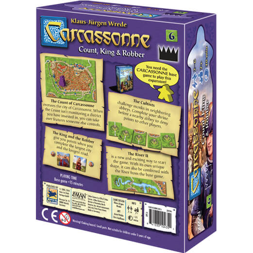 Carcassonne (2nd ed) Expansion 6 Count King & Robber