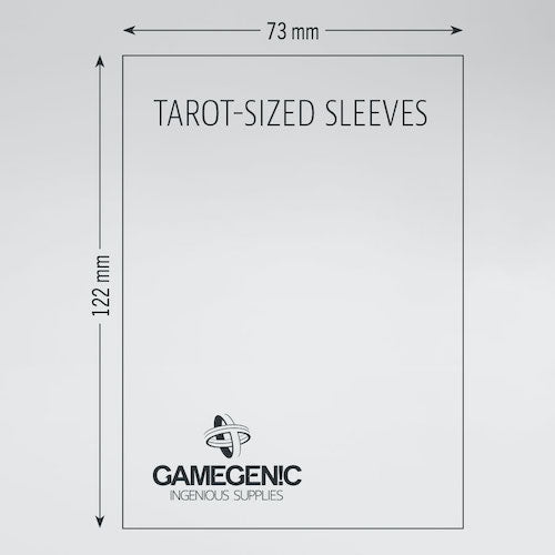 Sleeves Gamegenic Tarot (Orange 73x122mm 50ct) Clear