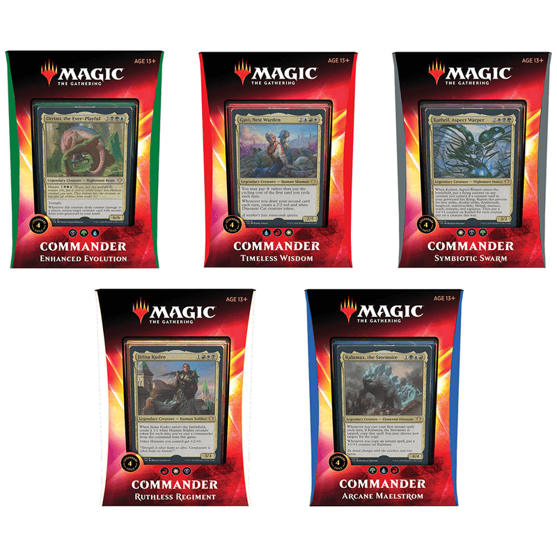 MTG Commander 2020 All Five Decks Twenty Sided MTG Commander 2020 All Five Decks Twenty Sided