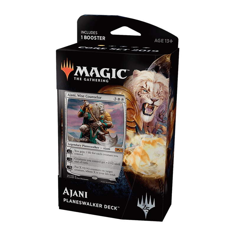 MTG Planeswalker Deck : Core Set 2019 (M19) Ajani
