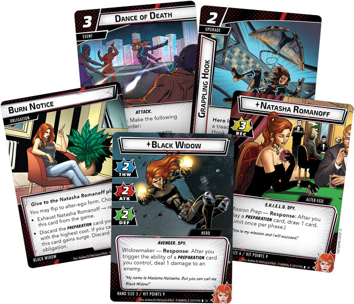 Marvel Champions LCG Hero Pack : Black Widow