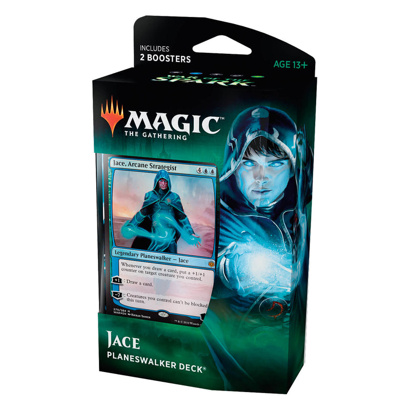 MTG Planeswalker Deck : War of the Spark (WAR) Jace Twenty Sided MTG Planeswalker Deck : War of the Spark (WAR) Jace Twenty Sided
