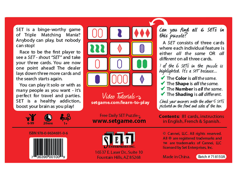 Set Card Game