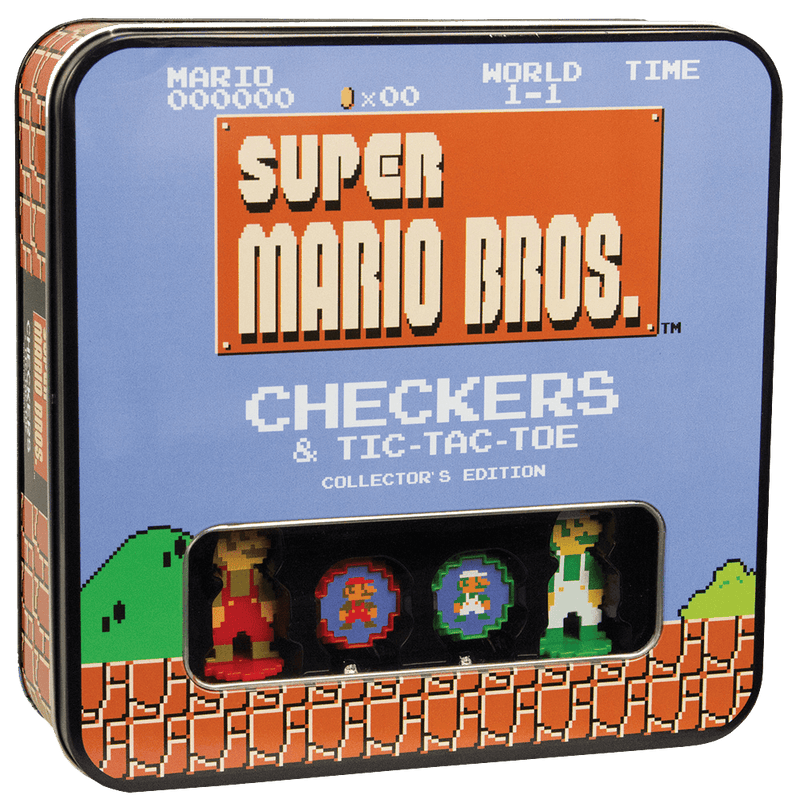 Super Mario Bros. Checkers & Tic Tac Toe